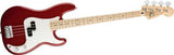 New Fender ® Standard P-Bass Candy Apple Red w/Maple