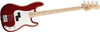 New Fender ® Standard P-Bass Candy Apple Red w/Maple